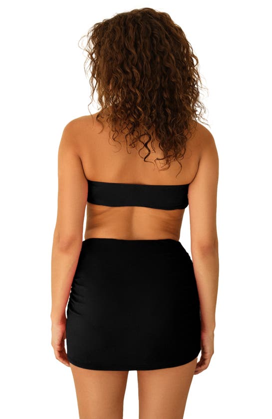 Dippin Daisys Lucky Swim Mini Length Skirt In Black
