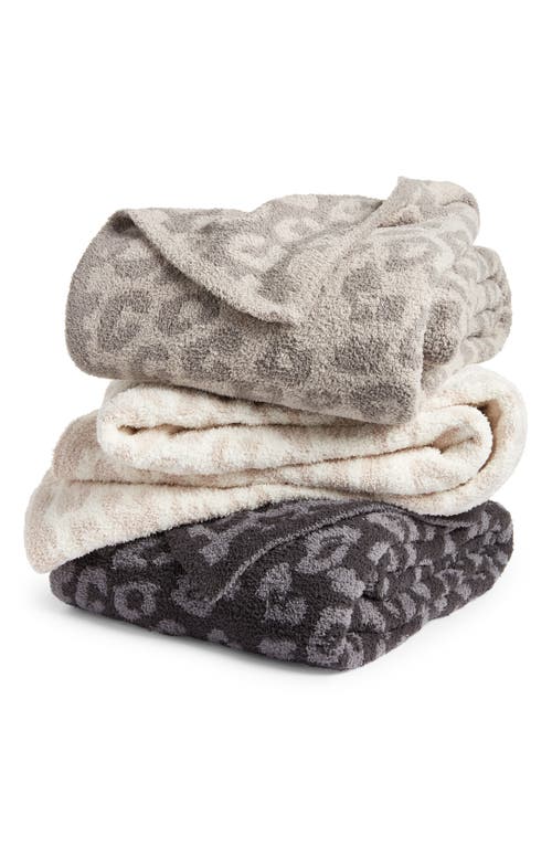 Shop Barefoot Dreams In The Wild Throw Blanket In Graphite/ Carbon