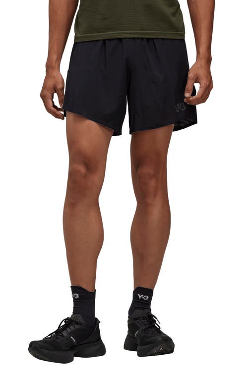 Shop Y-3 Running Shorts In Black