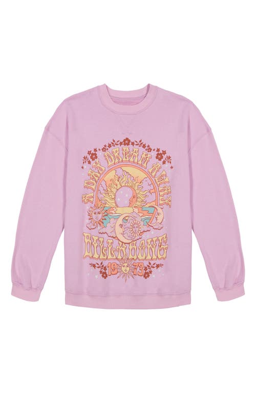 BILLABONG BILLABONG KIDS' DAY DREAMING OVERSIZE GRAPHIC SWEATSHIRT 