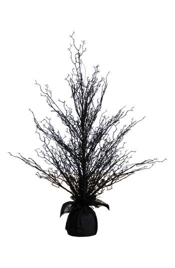 Nearly Natural 3-foot Pre-lit Black Twig Artificial Tree In Black