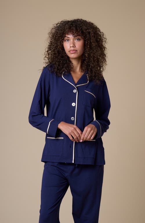 KIP. KIP LUXE STRETCH COTTON PAJAMA SET 