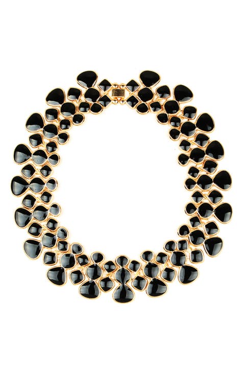Colorful Statement Necklace - Diana Collar Necklace - Multi – Eye