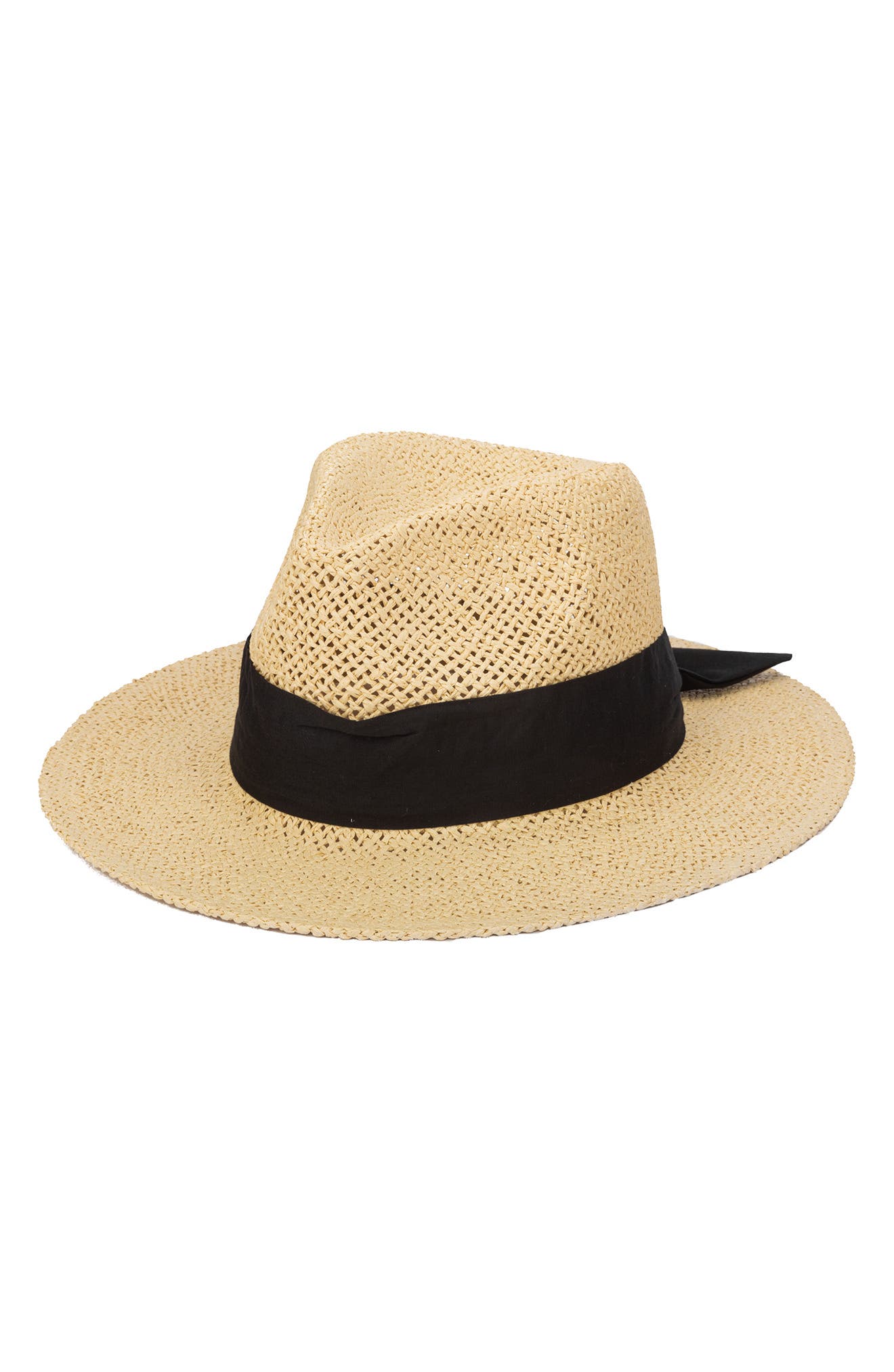 By Neki Mens Trilby Hat with Contrasting Striped Hat Band UK Seller