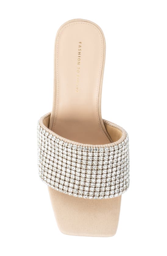 Fashion To Figure Serena Embellished Sandal In Nude