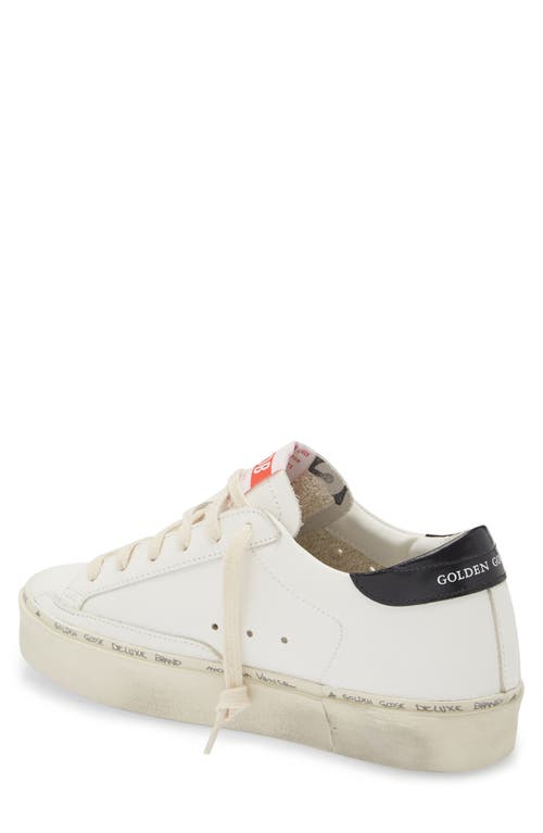 Shop Golden Goose Hi Star Platform Sneaker In White/leopard