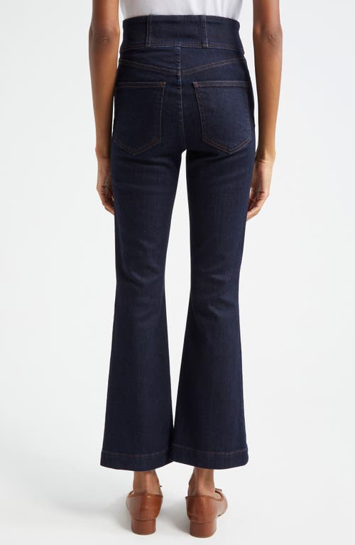 Shop Veronica Beard Carson High Waist Ankle Flare Jeans In Indigo Rinse