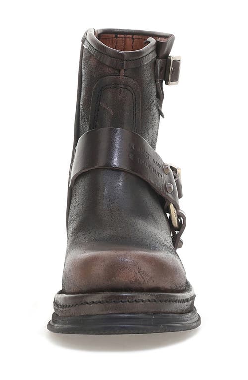 As98 A.s.98 Carter Moto Boot In Brushed Mocha
