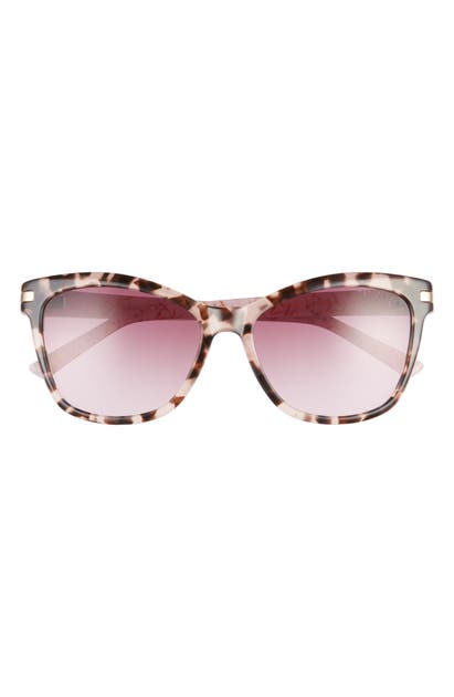 Ted Baker 56mm Gradient Cat Eye Sunglasses In Havana/ Pink | ModeSens