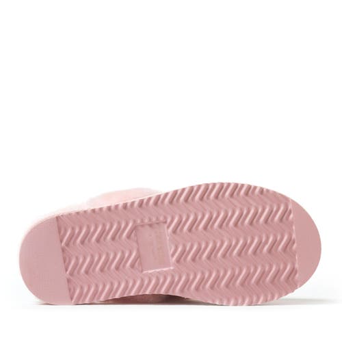 DEARFOAMS DEARFOAMS FIRESIDE SYDNEY GENUINE SHEARLING SCUFF SLIPPER