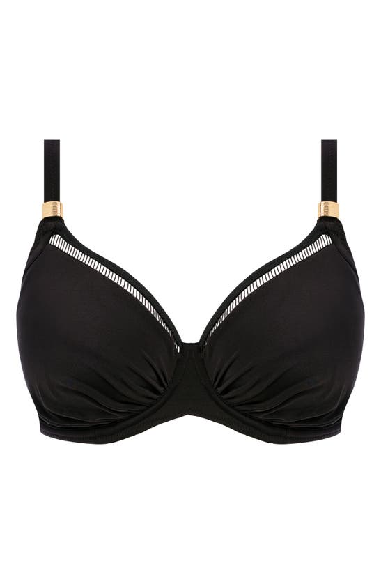 Shop Fantasie East Hampton Underwire Bikini Top In Black