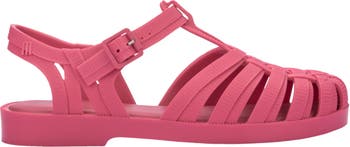 Studded Lace-Up Plastic Pink Sandals by Melissa X Jason Wu – Piin