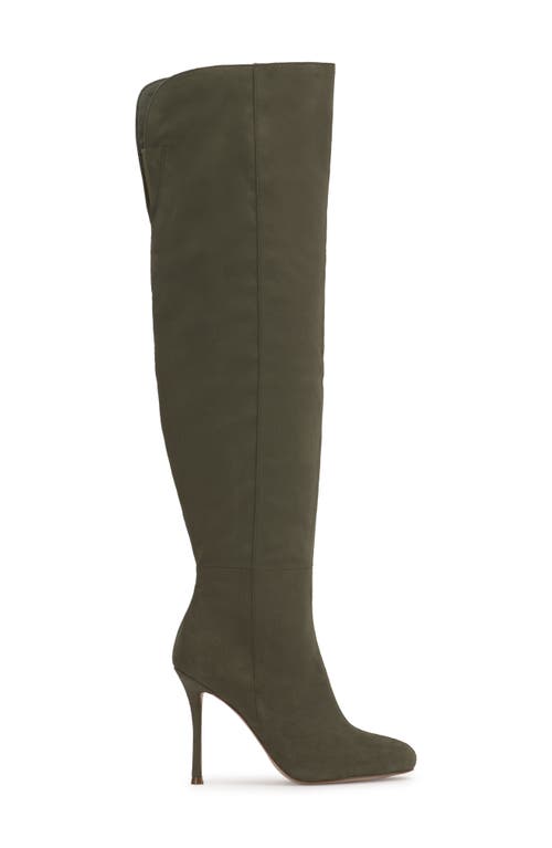 Shop Jessica Simpson Nicolosi Over The Knee Boot In Cargo Green