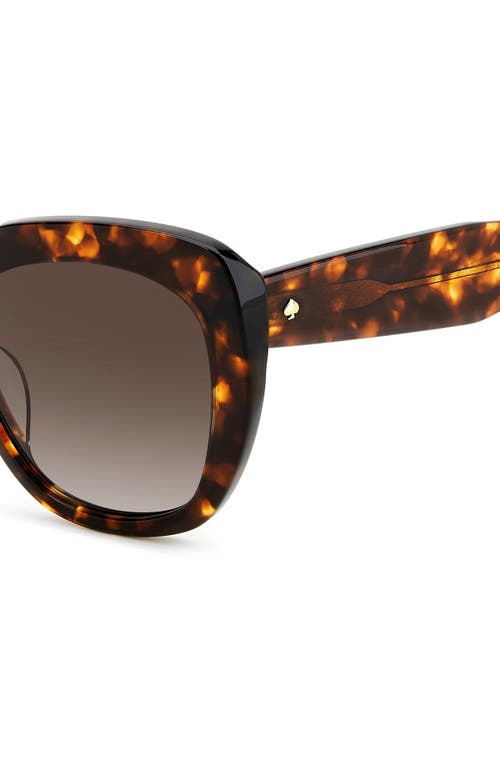 Shop Kate Spade New York Winslet 55mm Gradient Round Sunglasses In Havana/brown Gradient