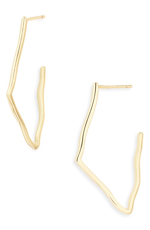 Argento Vivo Sterling Silver Drop Earrings in Gold at Nordstrom