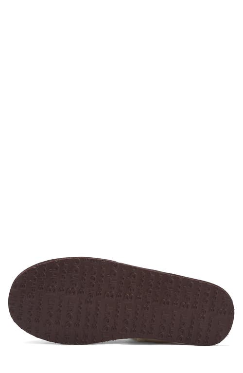 Barbour Everitt Sueded Mule Slipper In Brown