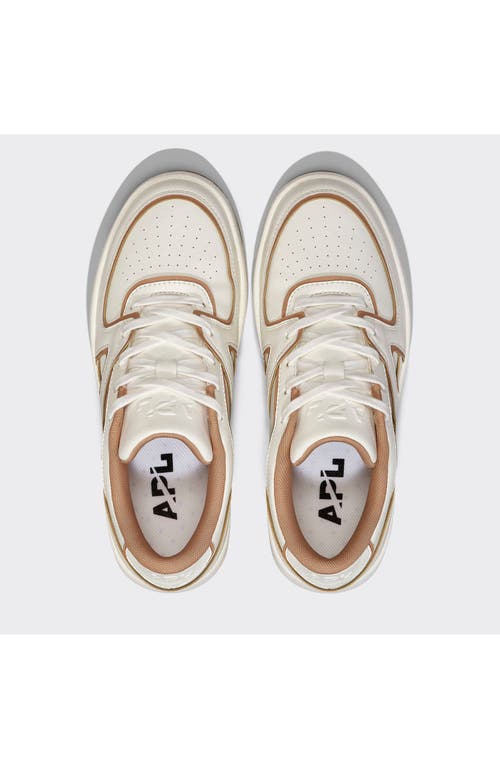 Apl Athletic Propulsion Labs Nostalgia '87 Sneakers In Ivory/gum