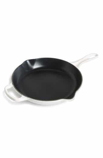 STAUB Cast Iron Enameled Frying Pan Skillet, 10-inch, White –  daniellewalkerenterprises