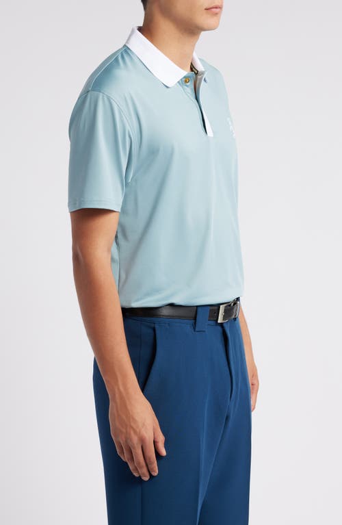 Shop Bogey Boys Essential Athletic Polo In Bogey Blue