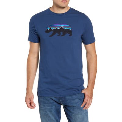Patagonia Fitz Roy Bear Organic Cotton Crewneck T-Shirt