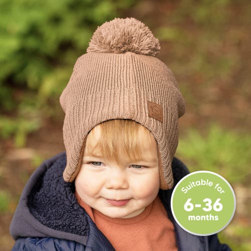 Keababies Muff Knitted Beanie In Dune