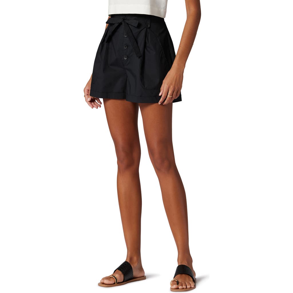 Joie Rhea Tie Waist Shorts In Black