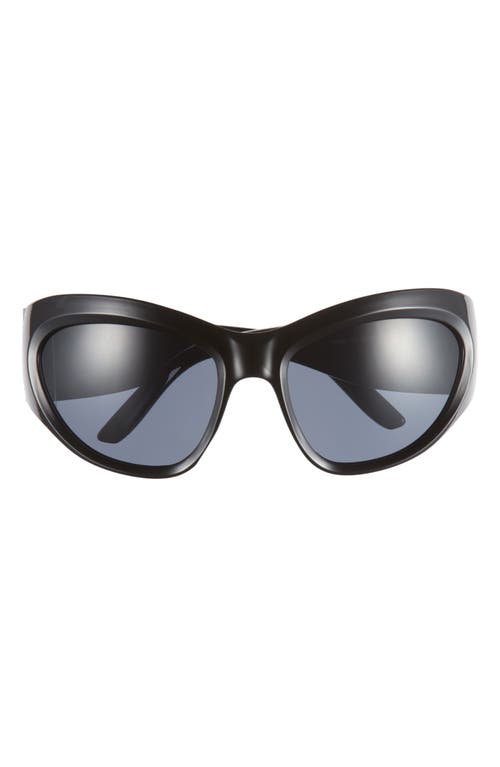 BP. Chunky Shield Sunglasses in Black at Nordstrom