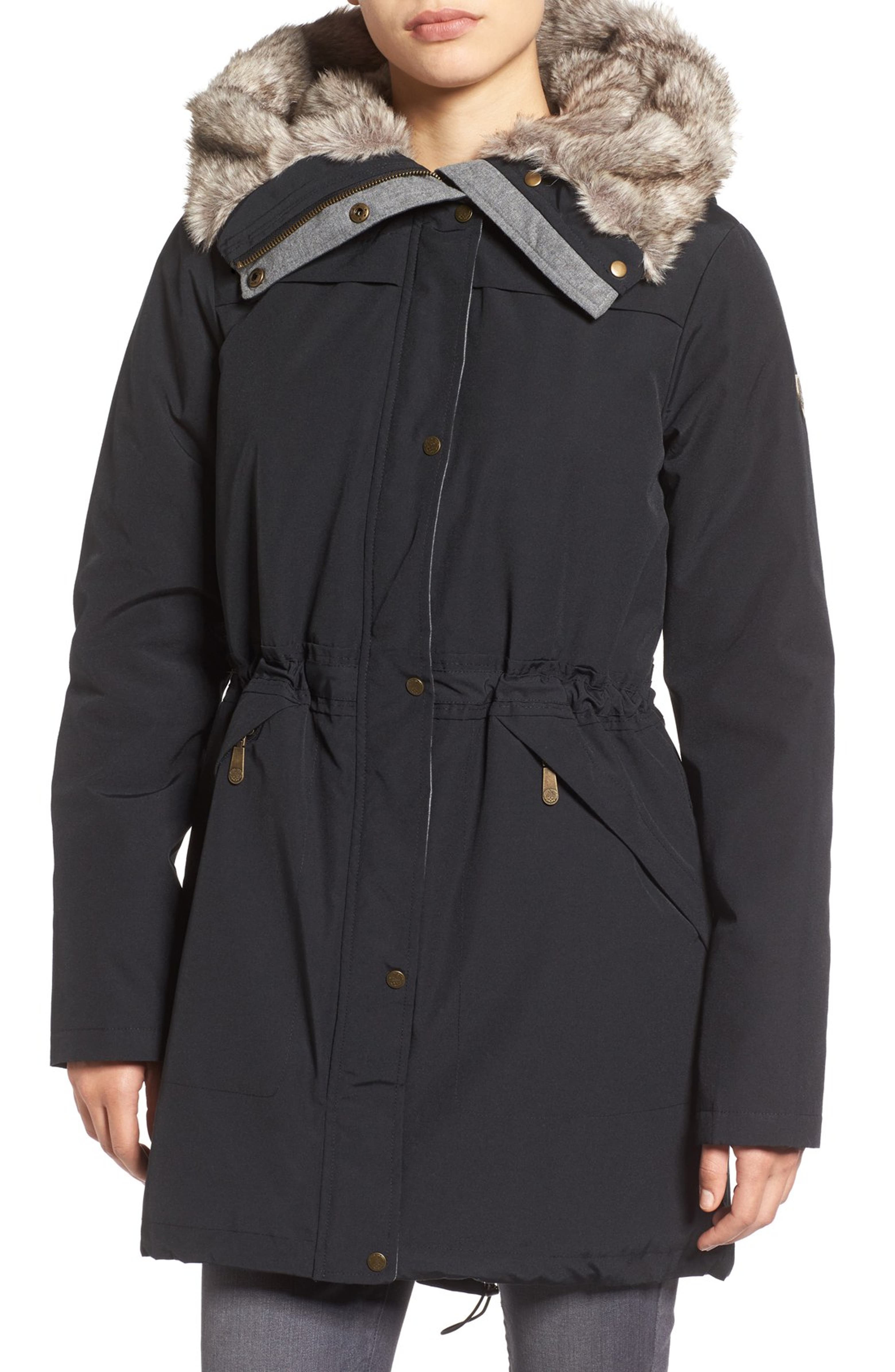 Vince Camuto Parka With Faux Fur Lined Hood Nordstrom