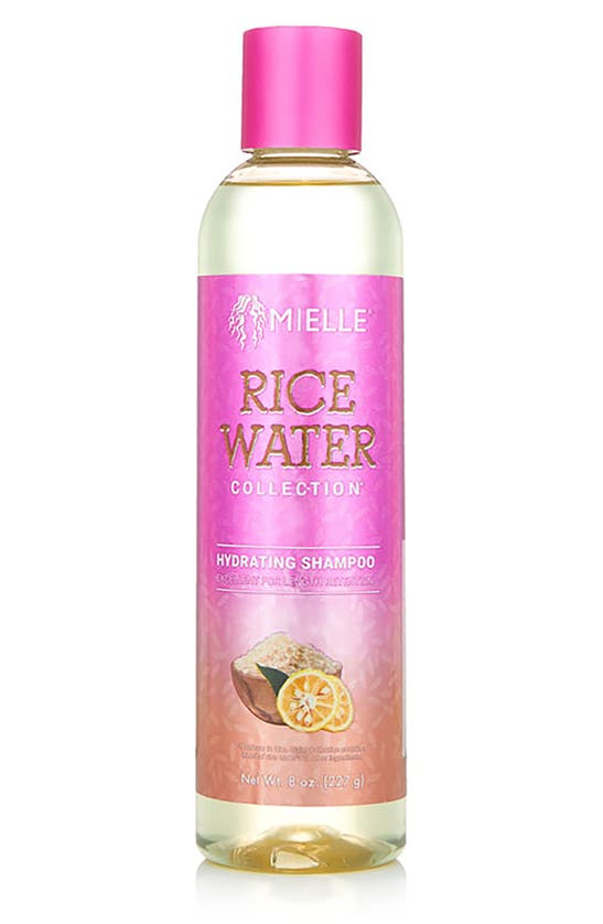 Mielle Rice Water Hydrating Shampoo In White