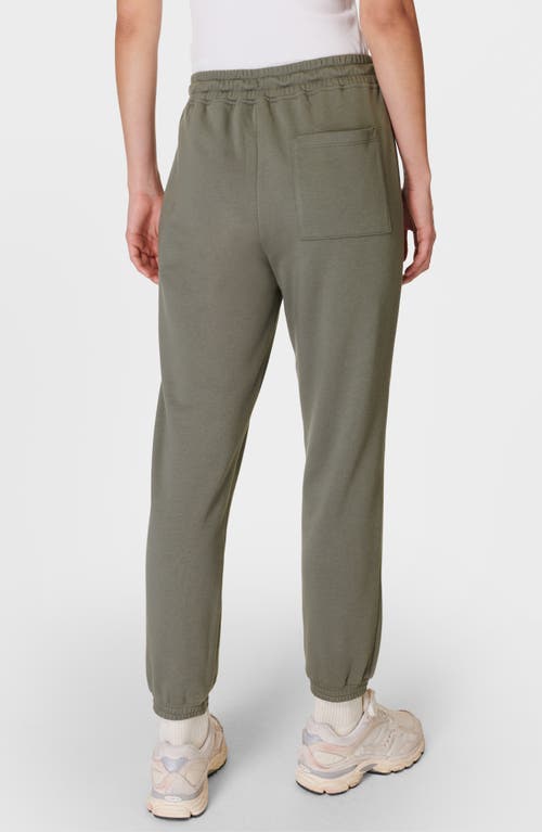 Shop Sweaty Betty Revive Relaxed Joggers In Umbra Green