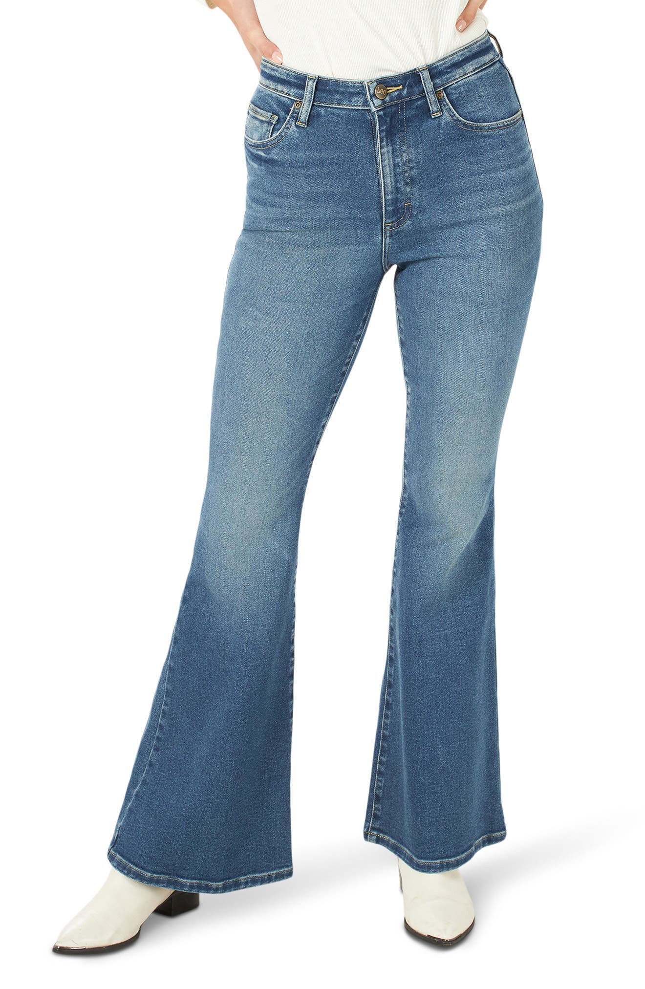 women's lee high rise jeans