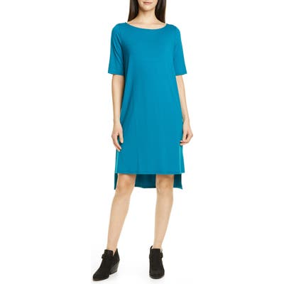Eileen Fisher High/low Shift Dress