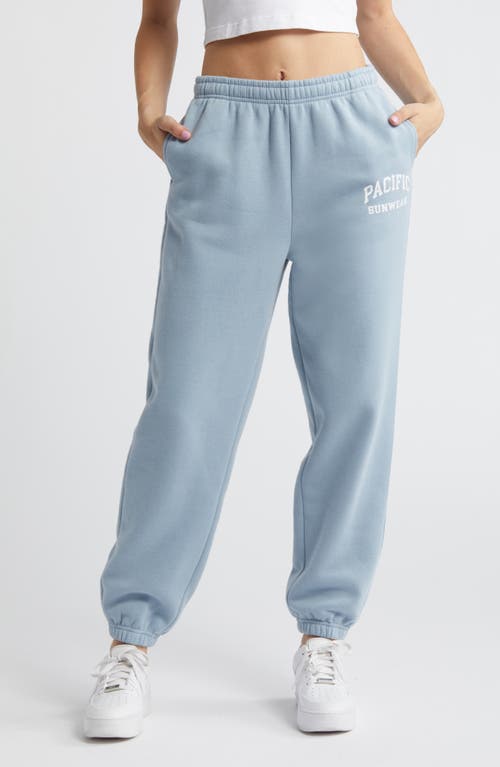 Shop Pacsun Arch Sweatpants In Dusty Blue