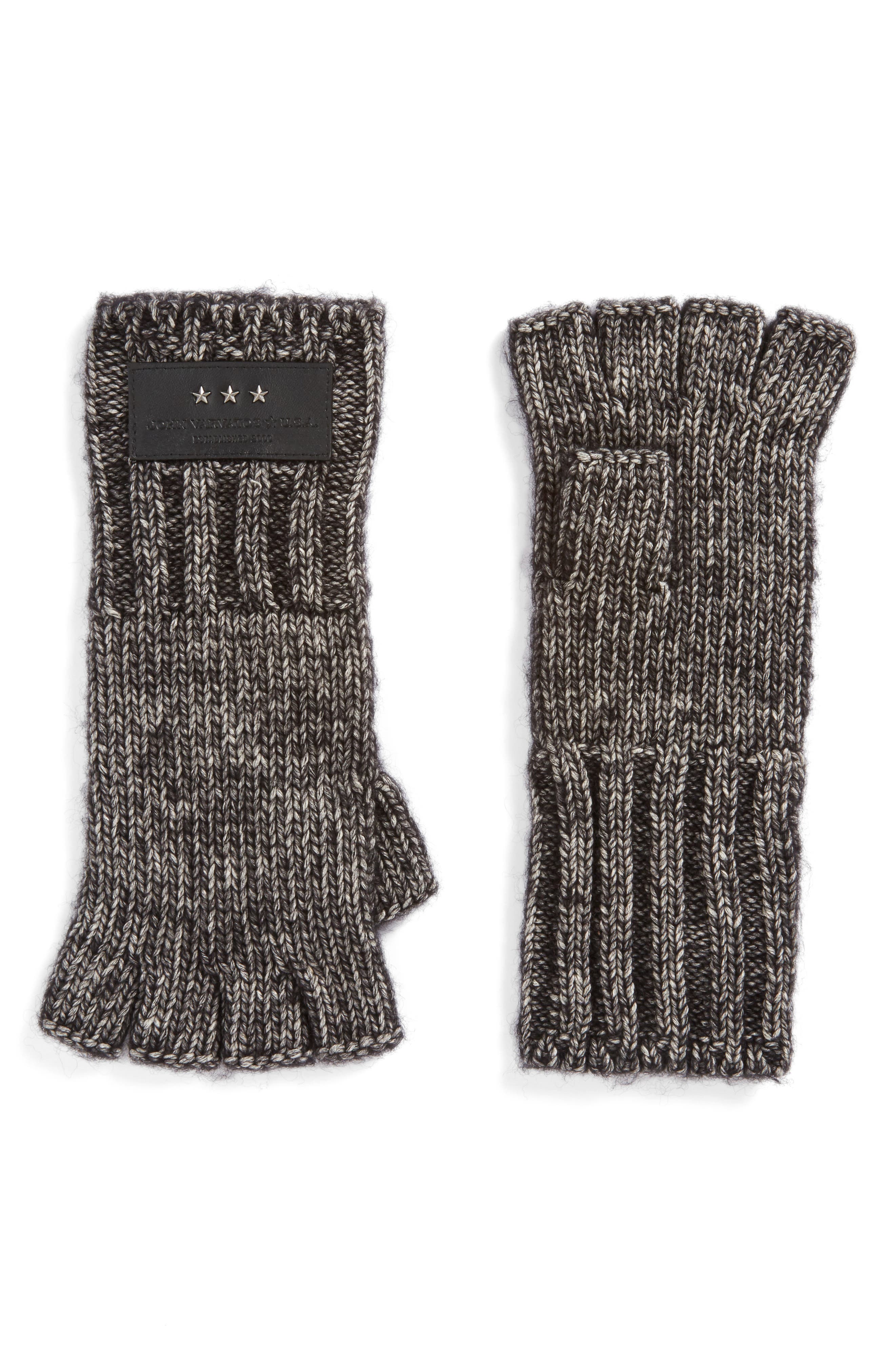 john varvatos fingerless gloves