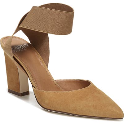 Sarto By Franco Sarto Stella Ankle Wrap Pump, Brown
