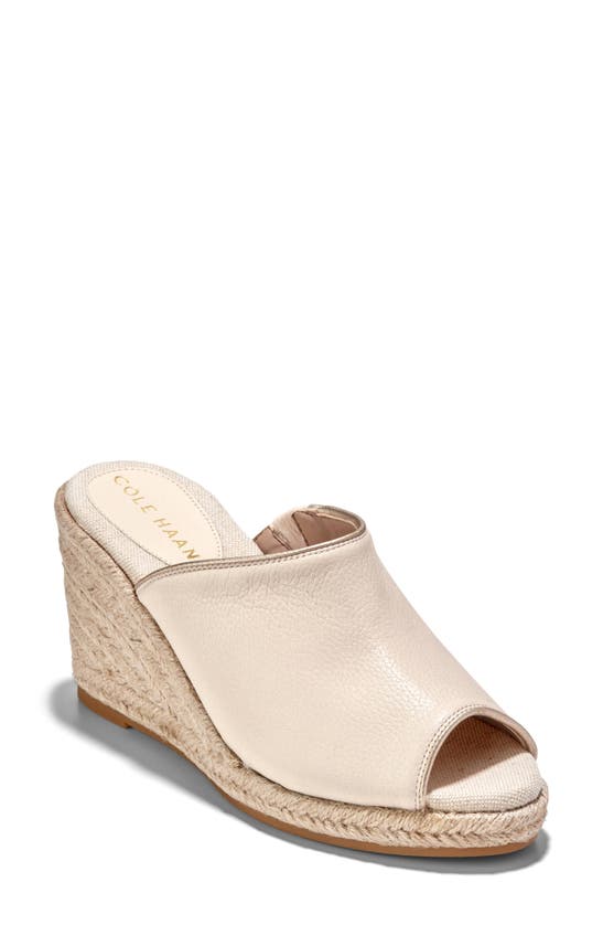 Shop Cole Haan Cloudfeel Southcrest Espadrille Wedge Sandal In Ivory Ltr