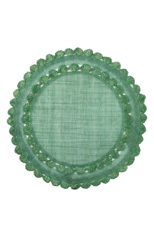 Juliska Isadora Set Of 4 Placemats In Evergreen