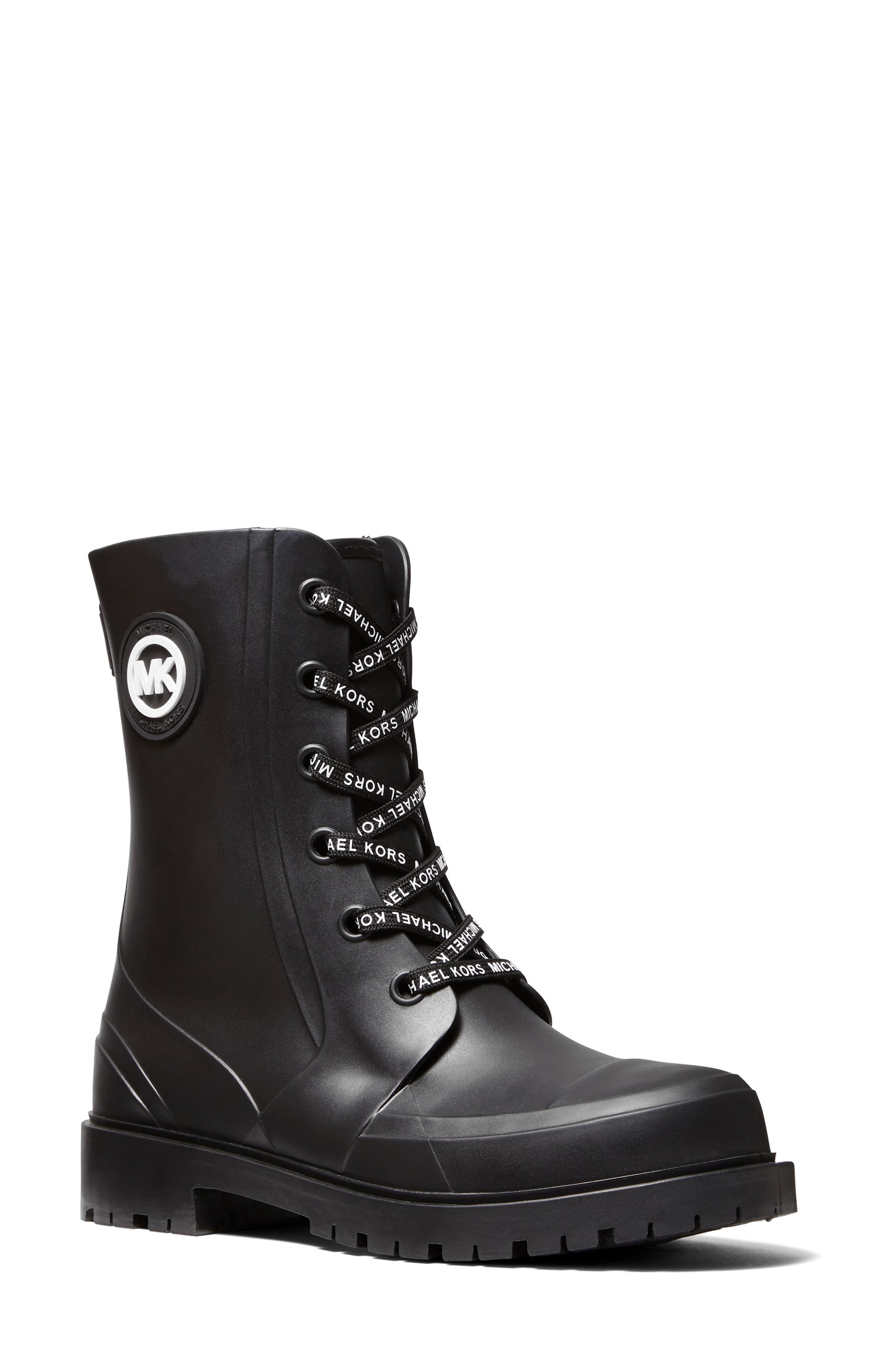 UPC 195512579578 product image for MICHAEL Michael Kors Montaigne Rain Boot in Black at Nordstrom, Size 9 | upcitemdb.com