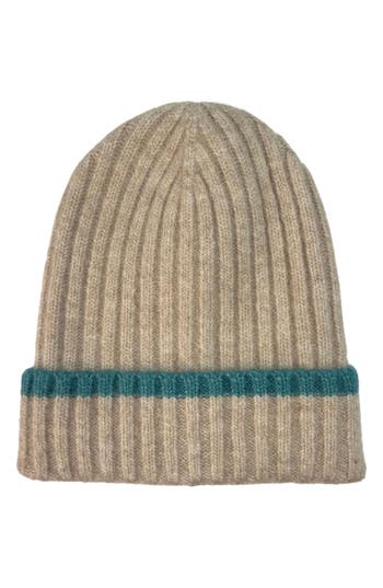 Marcus Adler Rib Knit Beanie In Taupe