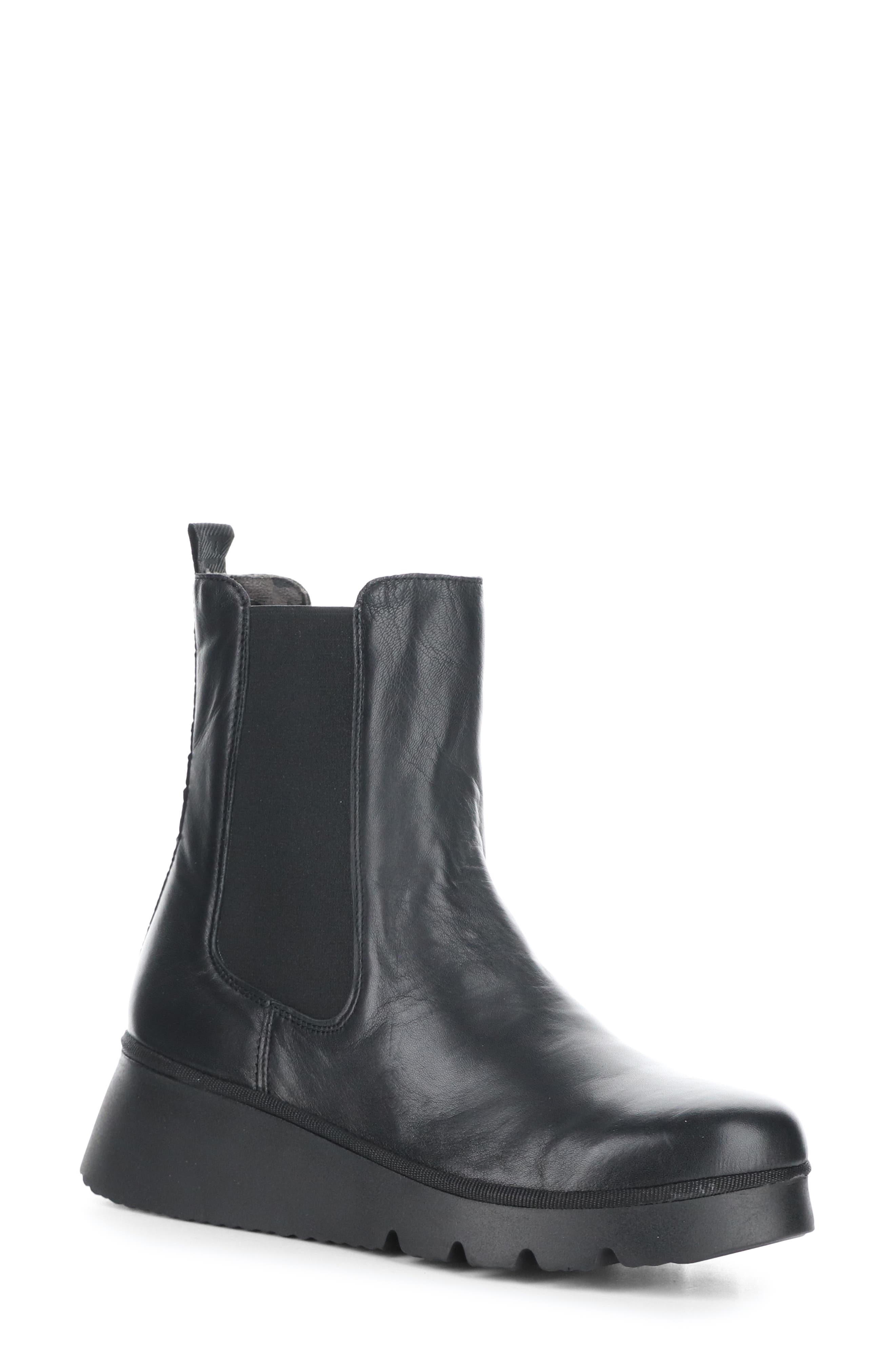 fly black chelsea boots