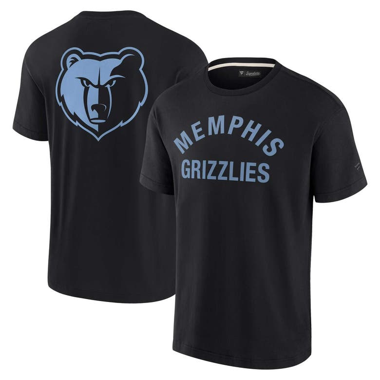 Shop Fanatics Signature Unisex  Black Memphis Grizzlies Elements Super Soft Short Sleeve T-shirt