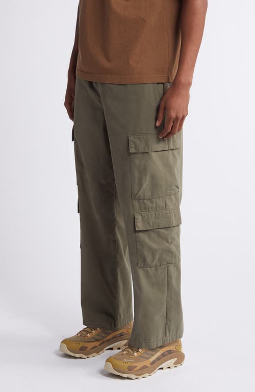 Shop Pacsun Porter Drawstring Cargo Pants In Grape Leaf