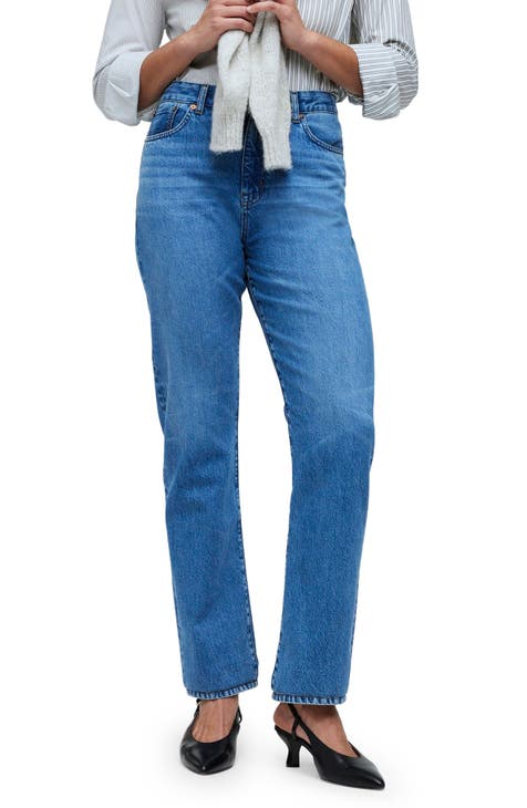 Madewell Straight Jeans in Leeward Wash: COOLMAX® Denim Edition - ShopStyle
