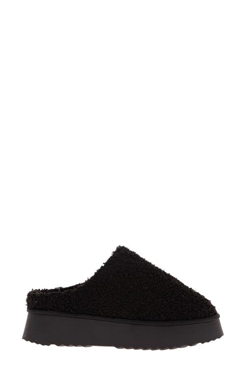 MIA MIA ICEE FAUX SHEARLING PLATFORM SLIPPER