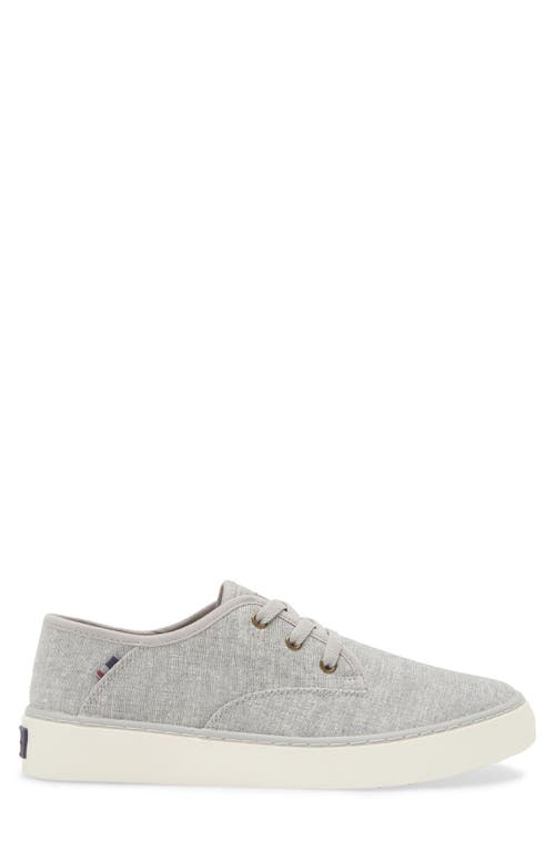 Ben Sherman Camden Canvas Sneaker In Grey