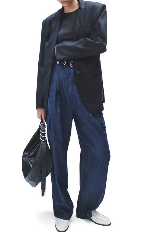 Shop Rag & Bone Featherweight Cassidy Cargo Jeans In Rinse