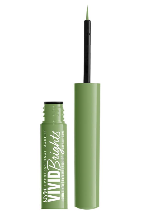 Nyx Vivid Bright Liquid Liner In Ghosted Green