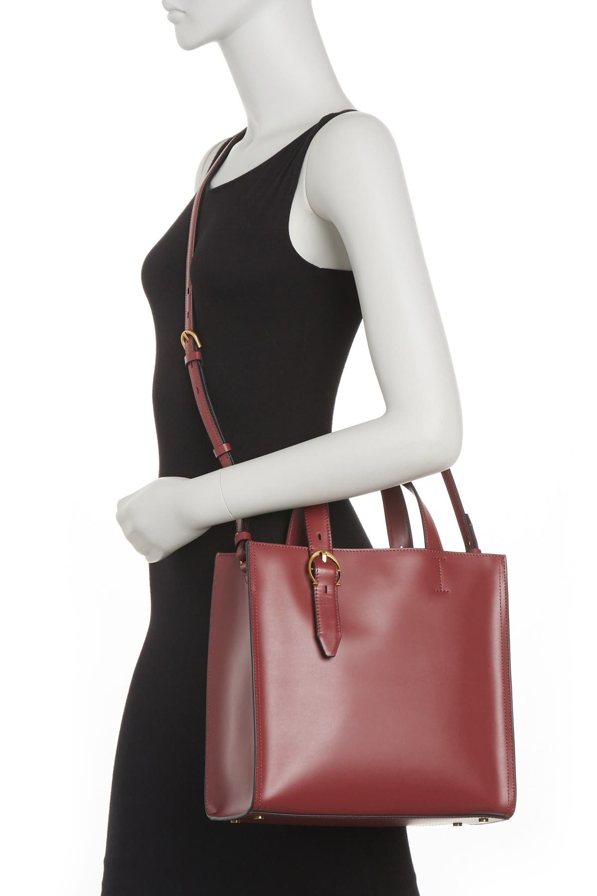 Etienne Aigner Mia Leather Tote In Red ModeSens