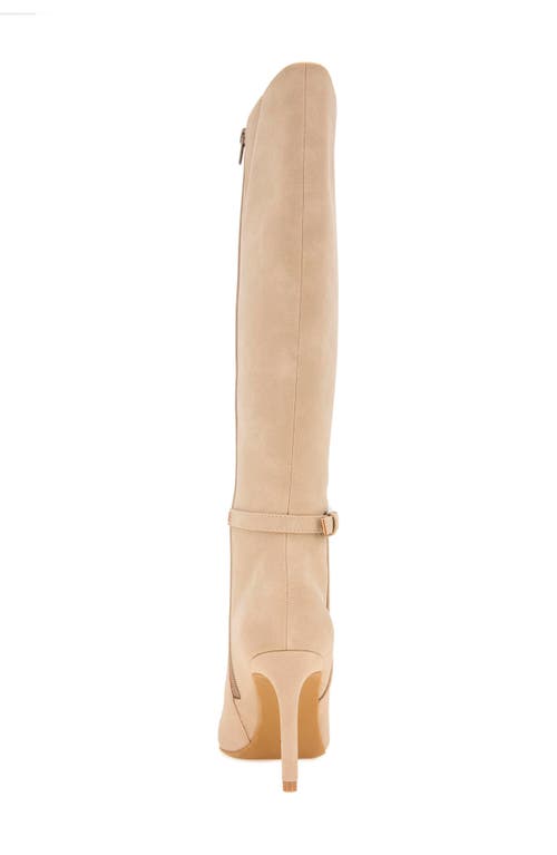 Bcbgeneration Abbin Womens Zipper Manmade Knee-high Boots In Doeskin