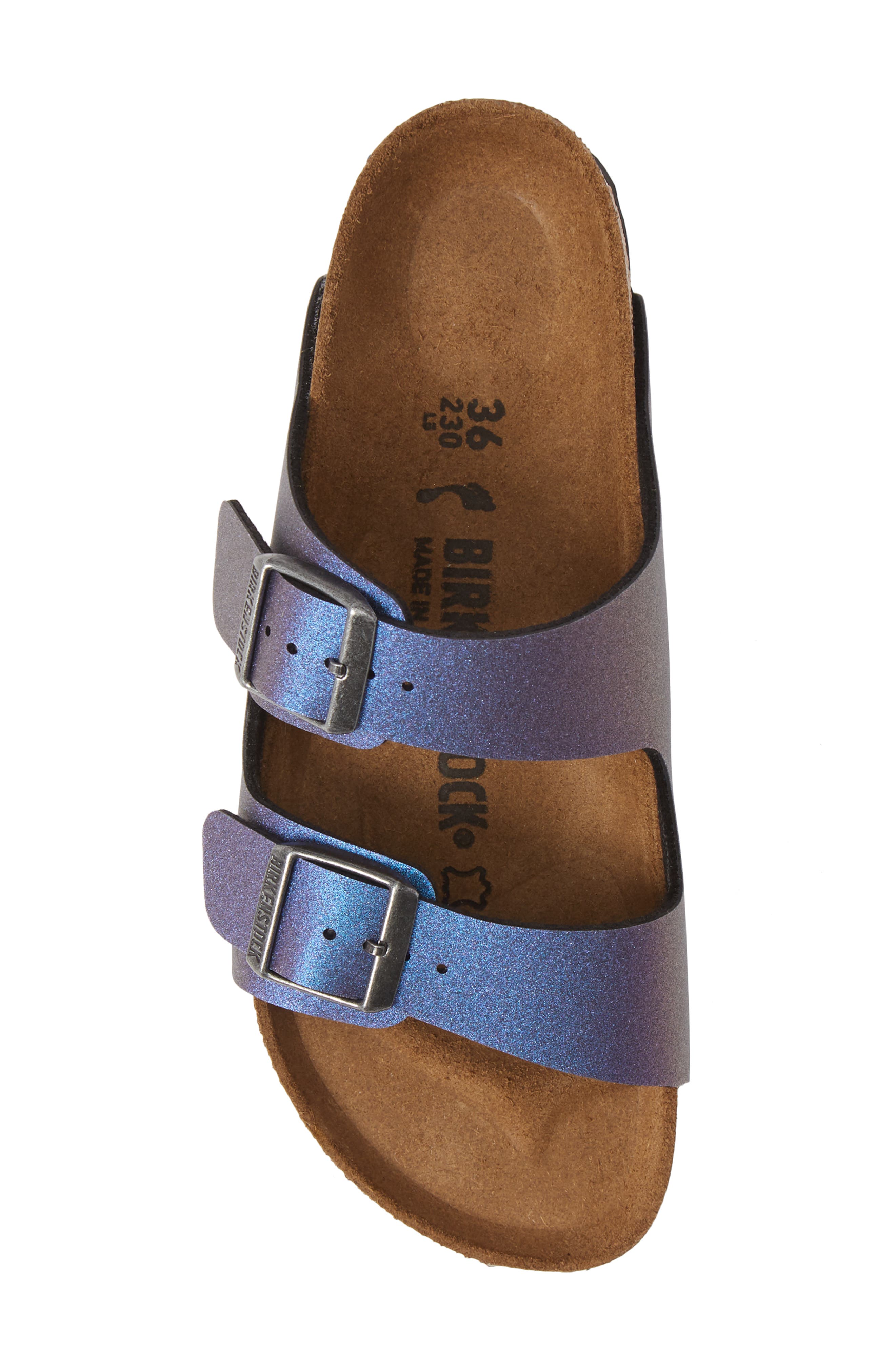 birkenstock arizona icy metallic violet